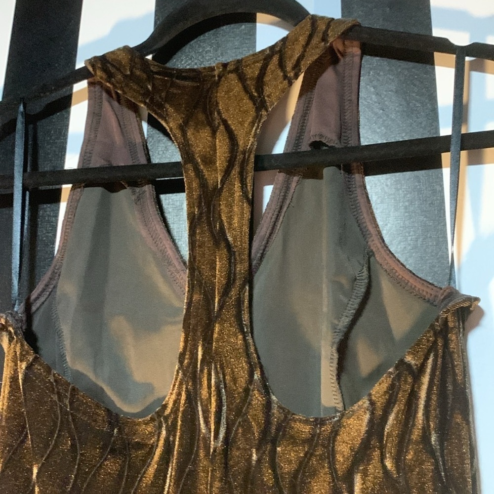 Vintage 1993 Scott McClintock Burnout Velvet Racerback Maxi Dress Size Medium 8 - Picture 13 of 17